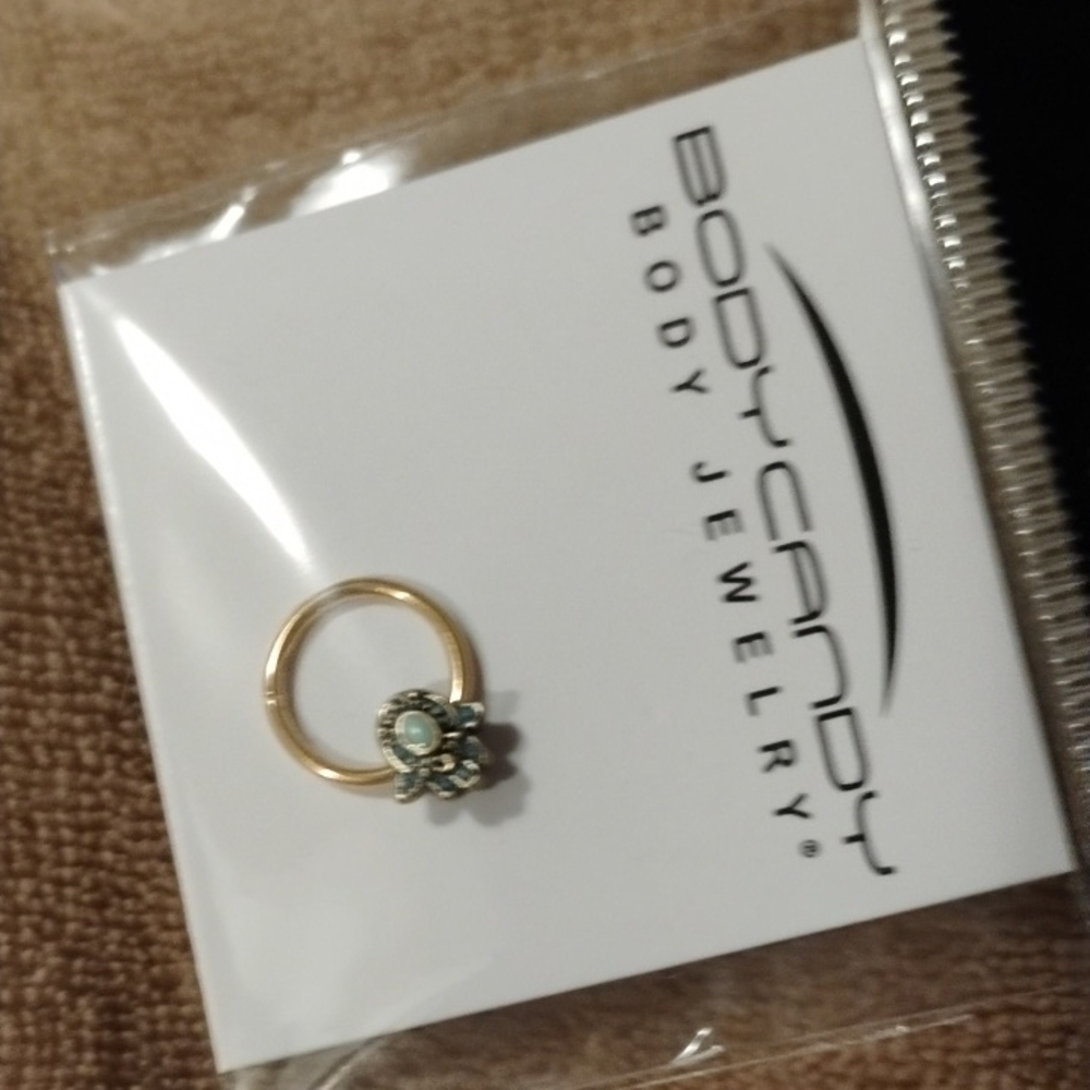 Body Candy Gold and Silver Flower Earring